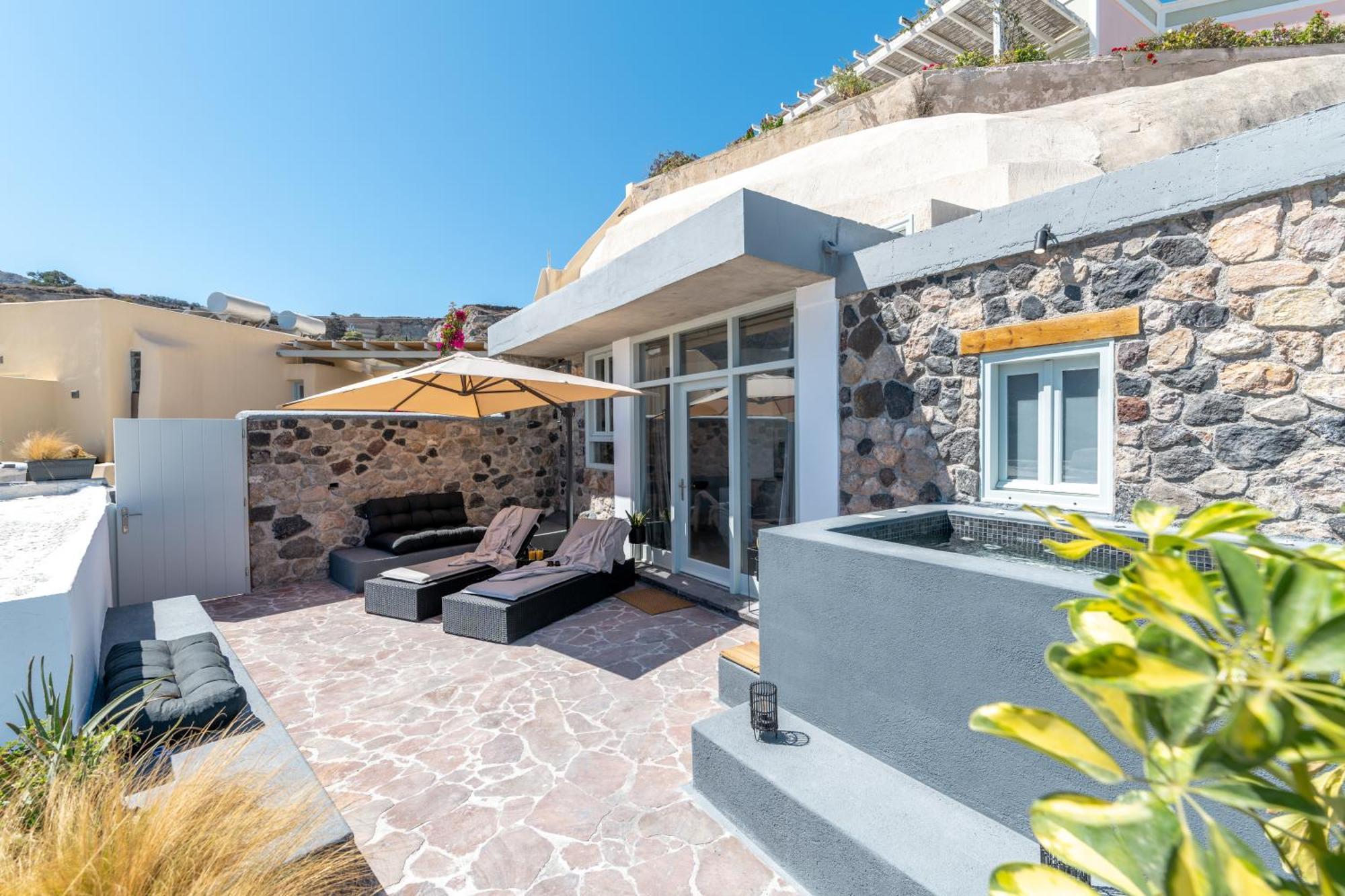 Geminos Complex Villas Kamári Exterior foto